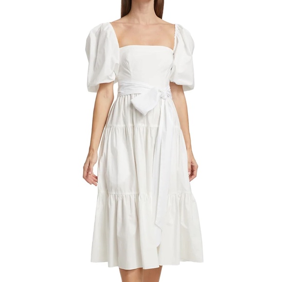 Cara Cara Sydney Puff-Sleeve Belted Dress - Picture 7 of 7